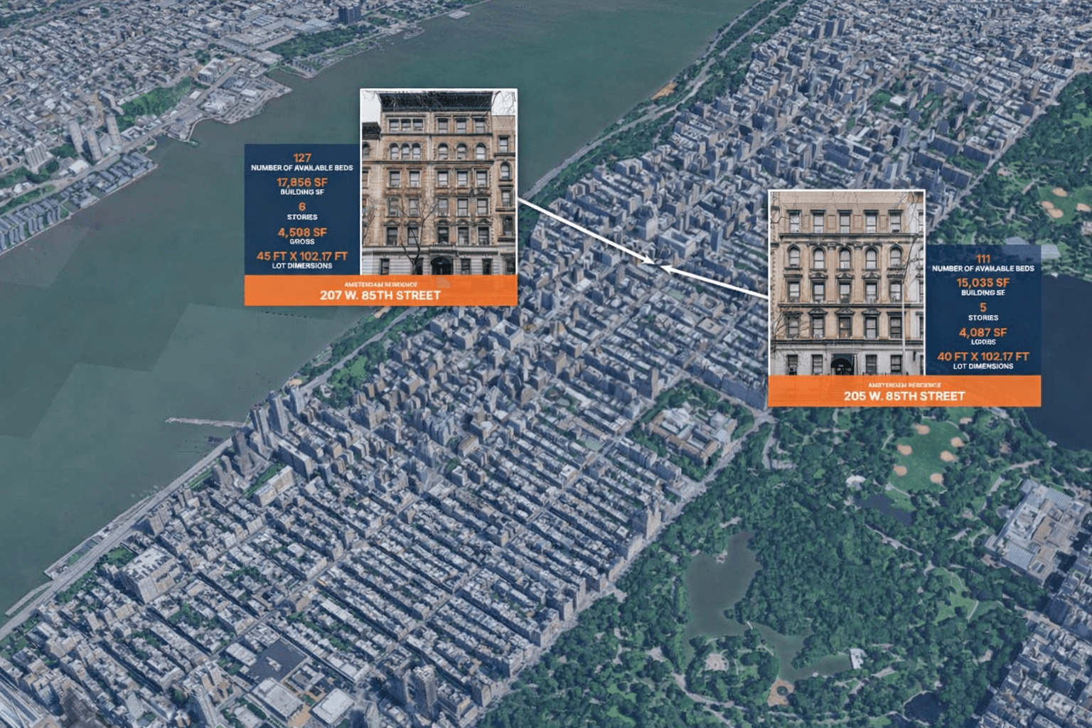 Exterior of 205 West 85th Street